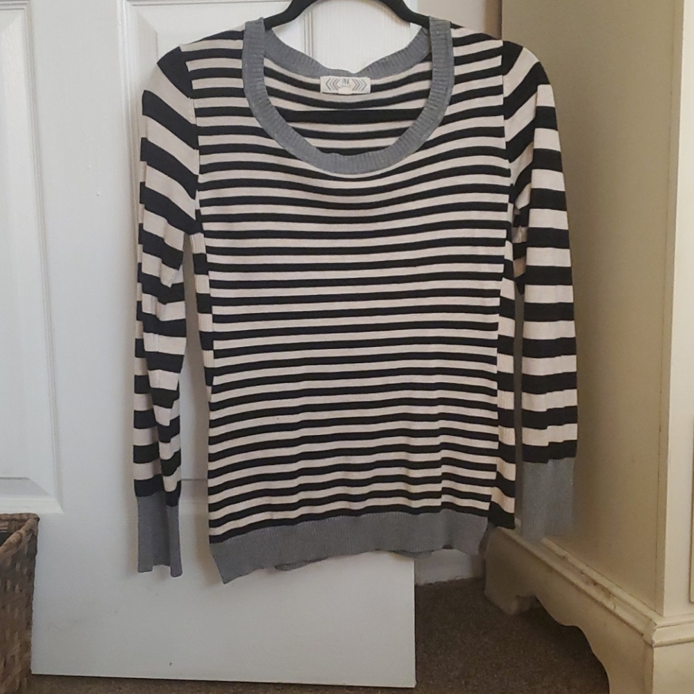 Fitted Striped Sweater